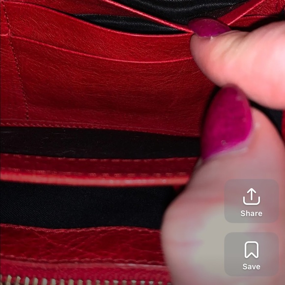 Vintage Balenciaga, leather wallet - Picture 5 of 6